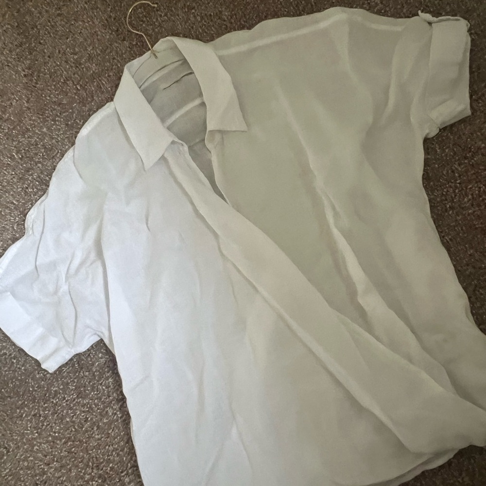 Linen Crossover Shirt
